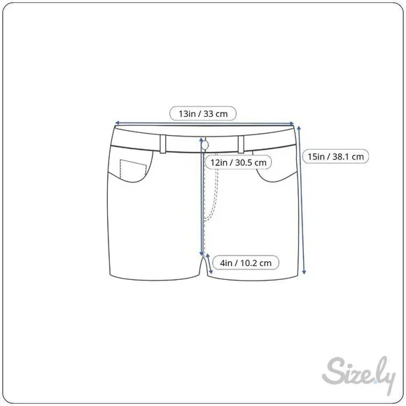 Vintage CROSSROADS Black Denim Mom Hi Waist Shorts 90s 00s Y2K Sz 25 - Picture 6 of 6